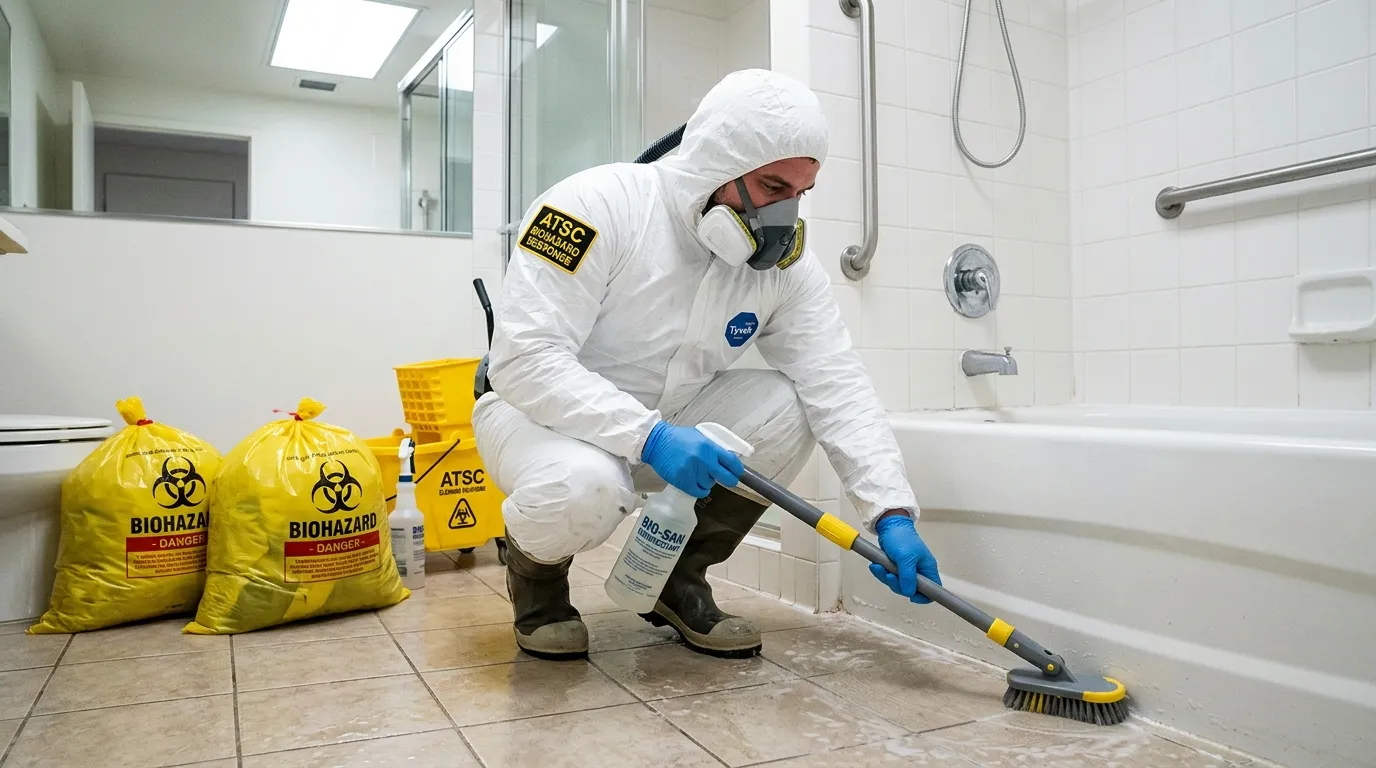 Decontamination equipment deployed for Blood Cleanup in Greensboro